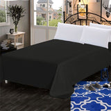 LAGMTA 1pc thick 100% cotton flat sheet solid color high quality bed sheet