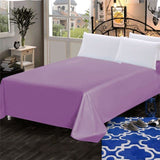 LAGMTA 1pc thick 100% cotton flat sheet solid color high quality bed sheet