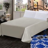 LAGMTA 1pc thick 100% cotton flat sheet solid color high quality bed sheet