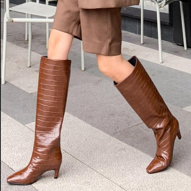 Knee Boots Women Classic Casual