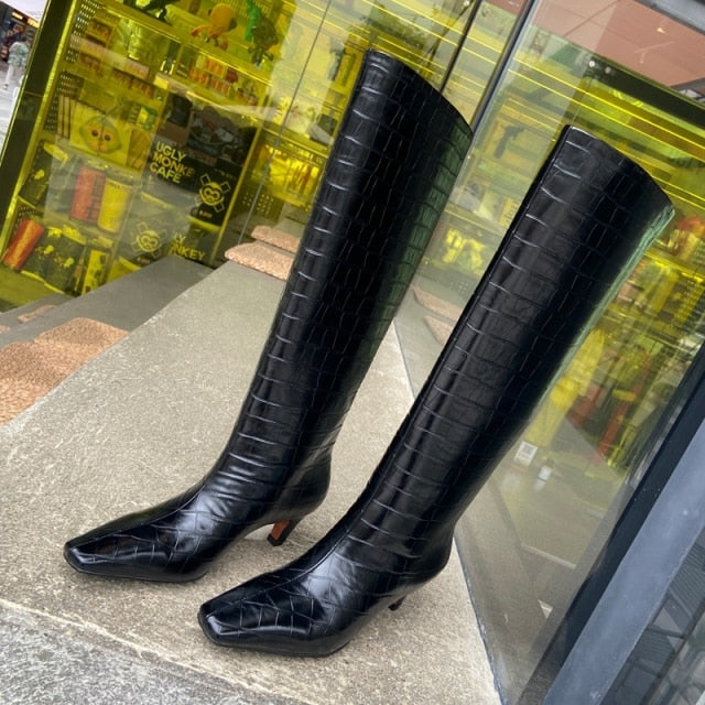 Knee Boots Women Classic Casual