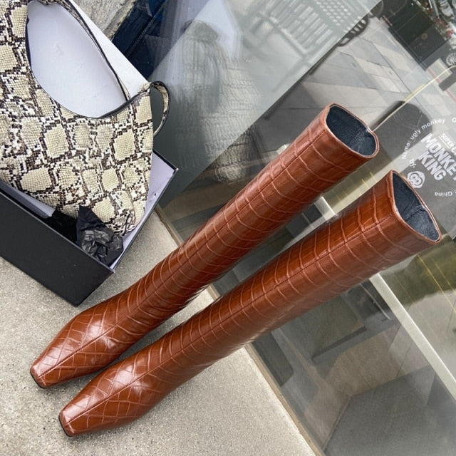 Knee Boots Women Classic Casual
