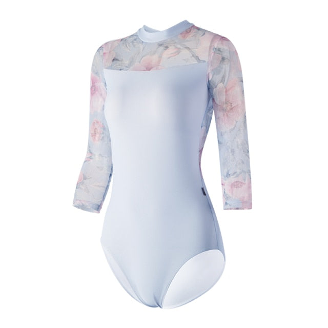 Long Sleeve Flora High Neck Ballet Dress