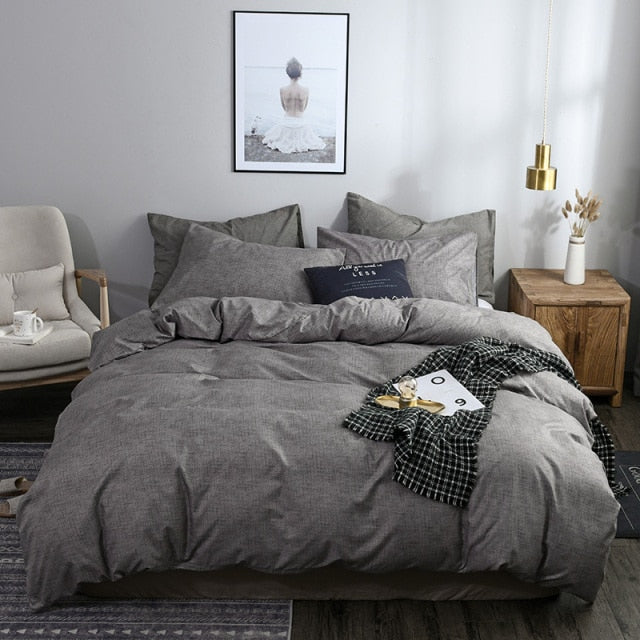 Home Comforter Bedding 3pcs Duvet Cover Set