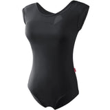 Women Black Mesh Dance Leotards