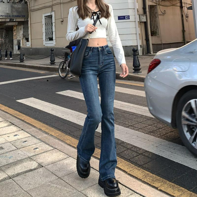 High Waist Loose Comfortable Jeans Wide Leg Pants