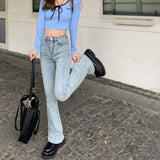 High Waist Loose Comfortable Jeans Wide Leg Pants