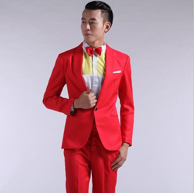 Long-Sleeved Pants Hosted Theatrical Tuxedos