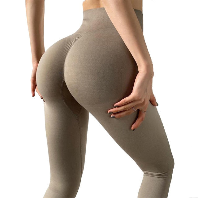 Push Up Gym Tights Workout Booty Long Scrunch Bums Leggings