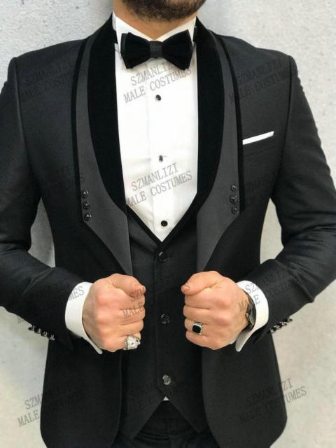 Terno 3 Pieces Custom Made Classic Suits