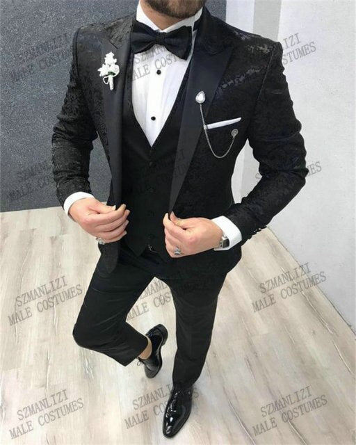 Terno 3 Pieces Custom Made Classic Suits
