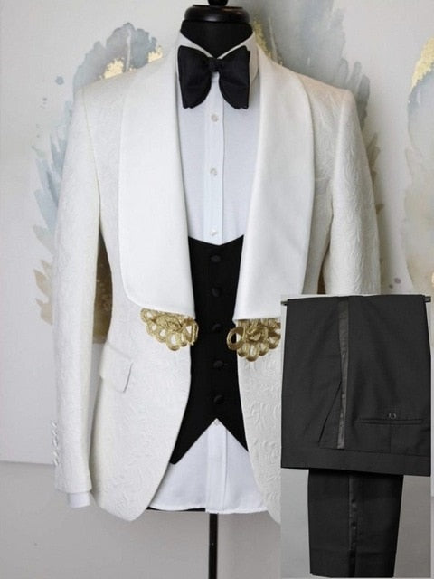 Terno 3 Pieces Custom Made Classic Suits