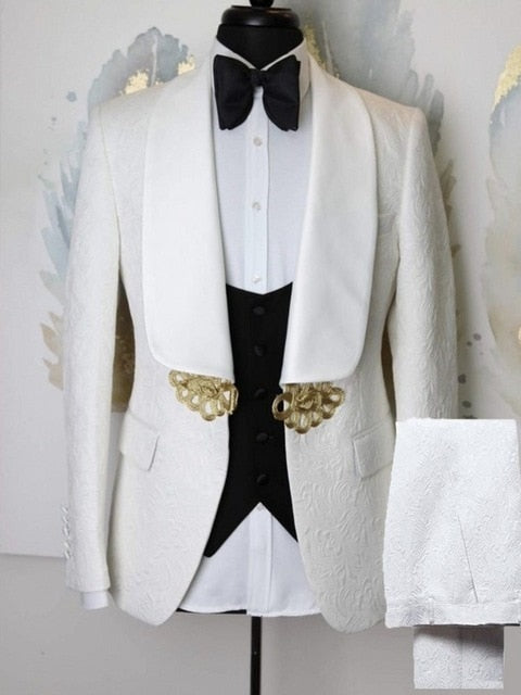 Terno 3 Pieces Custom Made Classic Suits