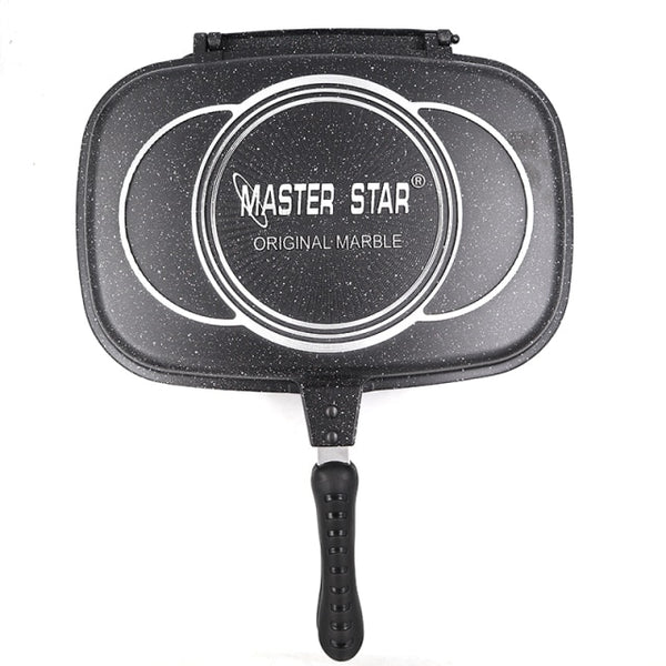 36/40cm Double Sided Fry Pan Die-Casting Grill Pan