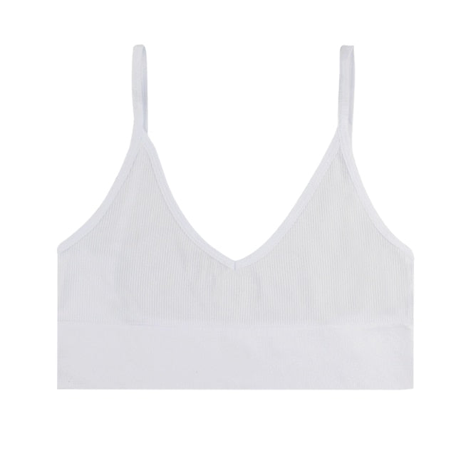 New Sexy Cotton Wireless Fitness Seamless Bra