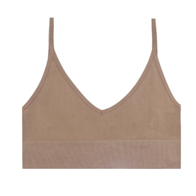 New Sexy Cotton Wireless Fitness Seamless Bra
