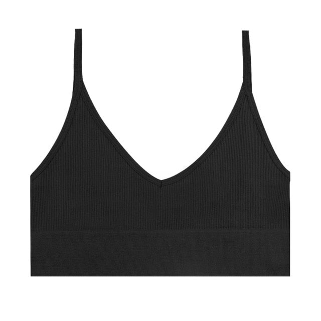New Sexy Cotton Wireless Fitness Seamless Bra