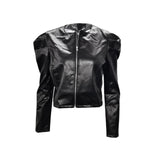 Fashion PU Leather Coats Jackets