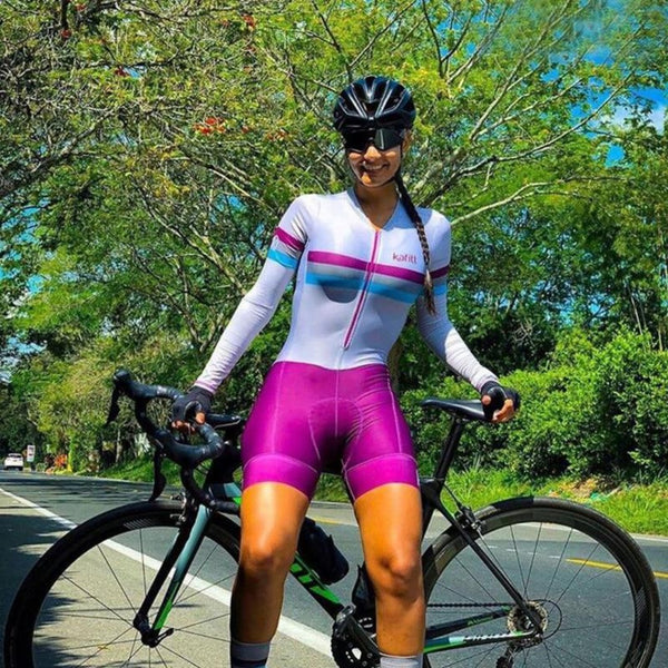 Pro Team Women's Long-sleeved Cycling Suits