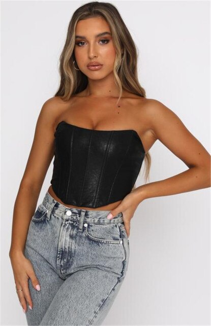 Bustiers Corsets Strapless Off Shoulder Push Up Tube Top