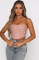 Bustiers Corsets Strapless Off Shoulder Push Up Tube Top