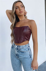 Bustiers Corsets Strapless Off Shoulder Push Up Tube Top