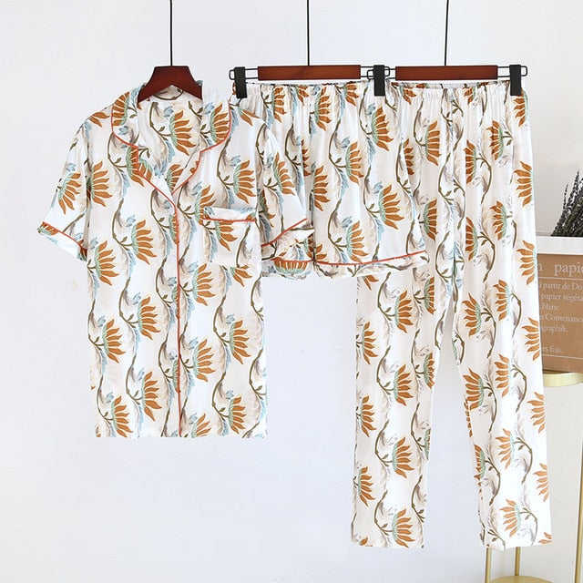 Women's Spring And Summer Comfortable Pajamas