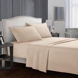 Solid color Bed sheet sets Flat Sheet+Fitted Sheet+Pillowcase