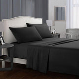Solid color Bed sheet sets Flat Sheet+Fitted Sheet+Pillowcase