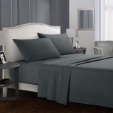 Solid color Bed sheet sets Flat Sheet+Fitted Sheet+Pillowcase