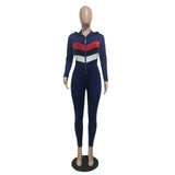 Zipper Hooded Rompers Jumpsuits for Women