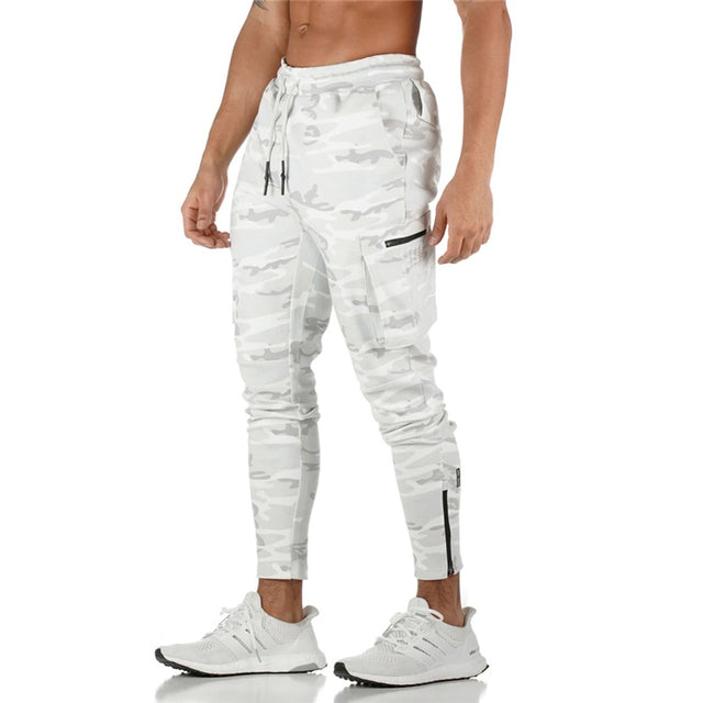 Casual Fashion Cotton  Skinny Zipper Design Workout Pant