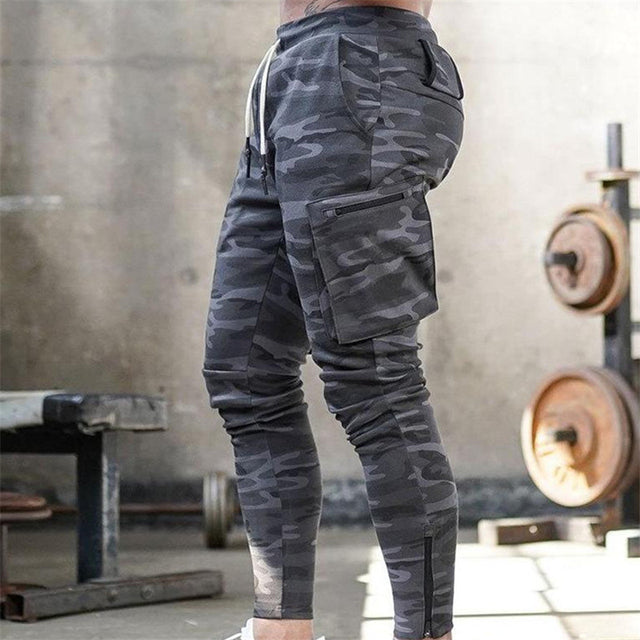 Casual Fashion Cotton  Skinny Zipper Design Workout Pant