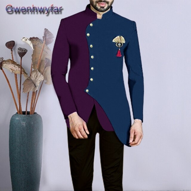 Gwenhwyfar Formal Wedding Tuxedo for Gentleman Prom Suits Slim Fit 2 Piece Boyfriend Men Fashion Set Blazer with Pants Custom