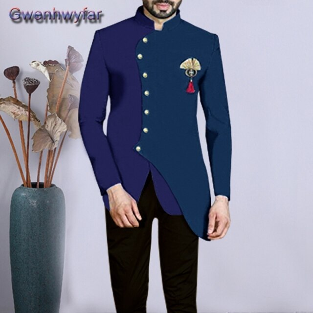Gwenhwyfar Formal Wedding Tuxedo for Gentleman Prom Suits Slim Fit 2 Piece Boyfriend Men Fashion Set Blazer with Pants Custom