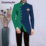 Gwenhwyfar Formal Wedding Tuxedo for Gentleman Prom Suits Slim Fit 2 Piece Boyfriend Men Fashion Set Blazer with Pants Custom