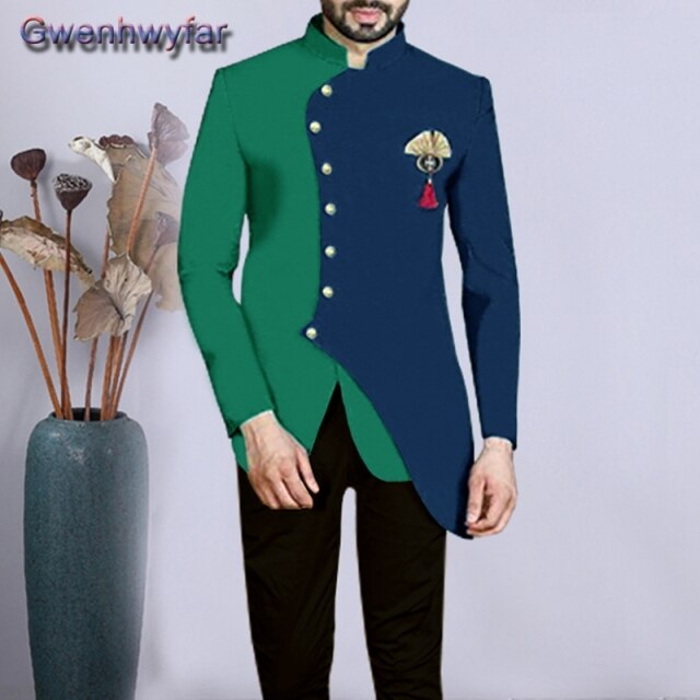 Gwenhwyfar Formal Wedding Tuxedo for Gentleman Prom Suits Slim Fit 2 Piece Boyfriend Men Fashion Set Blazer with Pants Custom