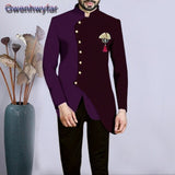Gwenhwyfar Formal Wedding Tuxedo for Gentleman Prom Suits Slim Fit 2 Piece Boyfriend Men Fashion Set Blazer with Pants Custom