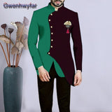 Gwenhwyfar Formal Wedding Tuxedo for Gentleman Prom Suits Slim Fit 2 Piece Boyfriend Men Fashion Set Blazer with Pants Custom