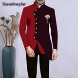 Gwenhwyfar Formal Wedding Tuxedo for Gentleman Prom Suits Slim Fit 2 Piece Boyfriend Men Fashion Set Blazer with Pants Custom