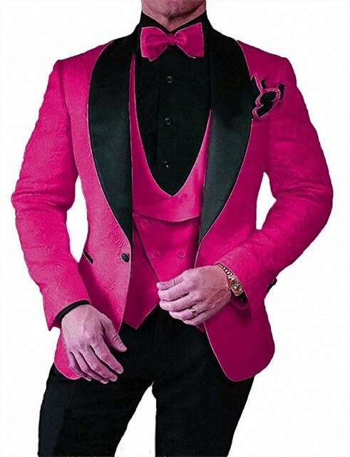 Italian Design Custom Made Black Smoking Tuxedo