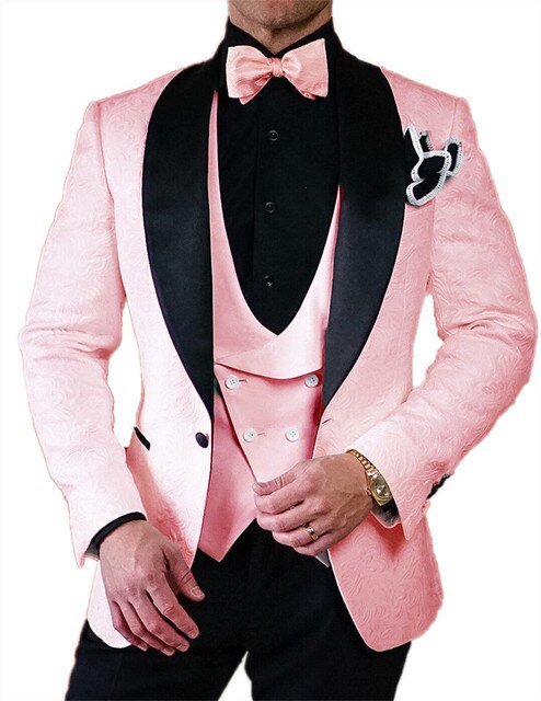 Italian Design Custom Made Black Smoking Tuxedo