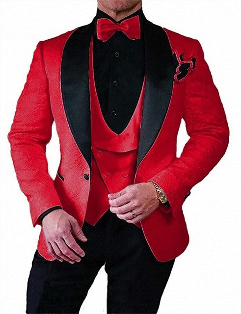 Italian Design Custom Made Black Smoking Tuxedo