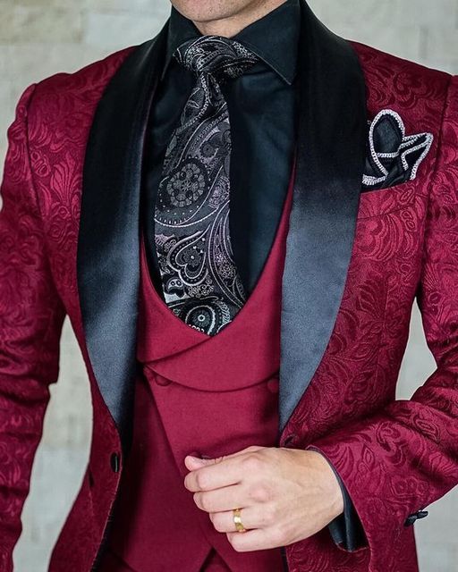 Italian Design Custom Made Black Smoking Tuxedo