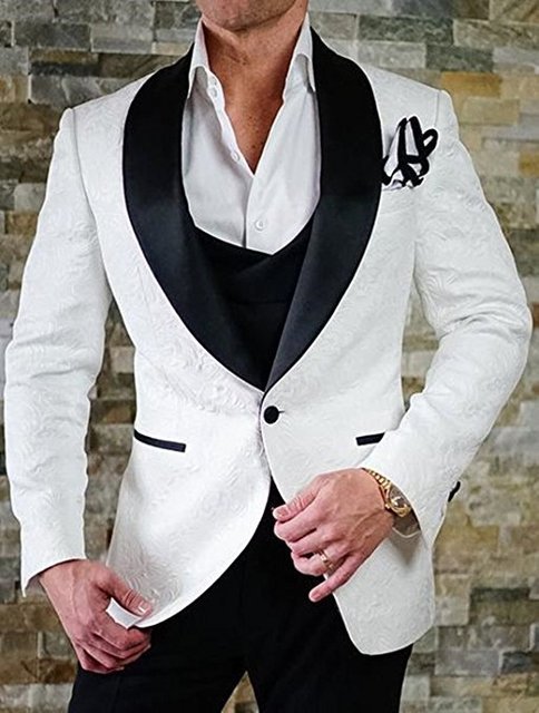 Italian Design Custom Made Black Smoking Tuxedo