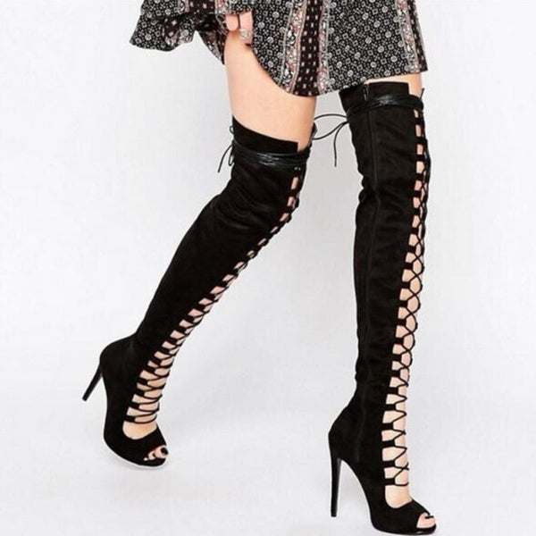 Heels Shoes Thigh High Heel Boots