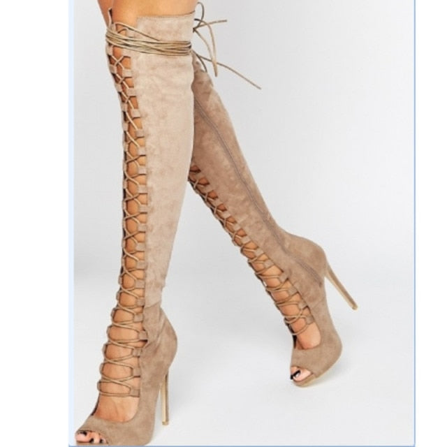 Heels Shoes Thigh High Heel Boots