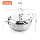 Temperature Meter Frying Deep Fryer Pot Pans