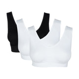 Seamless With Pads Active Vest Wireless Brassiere Bra