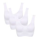 Seamless With Pads Active Vest Wireless Brassiere Bra